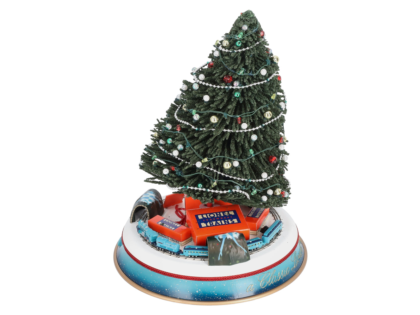 Lionel 7-22991 O Gauge Christmas Tree w/Blue Comet Train EX/Box