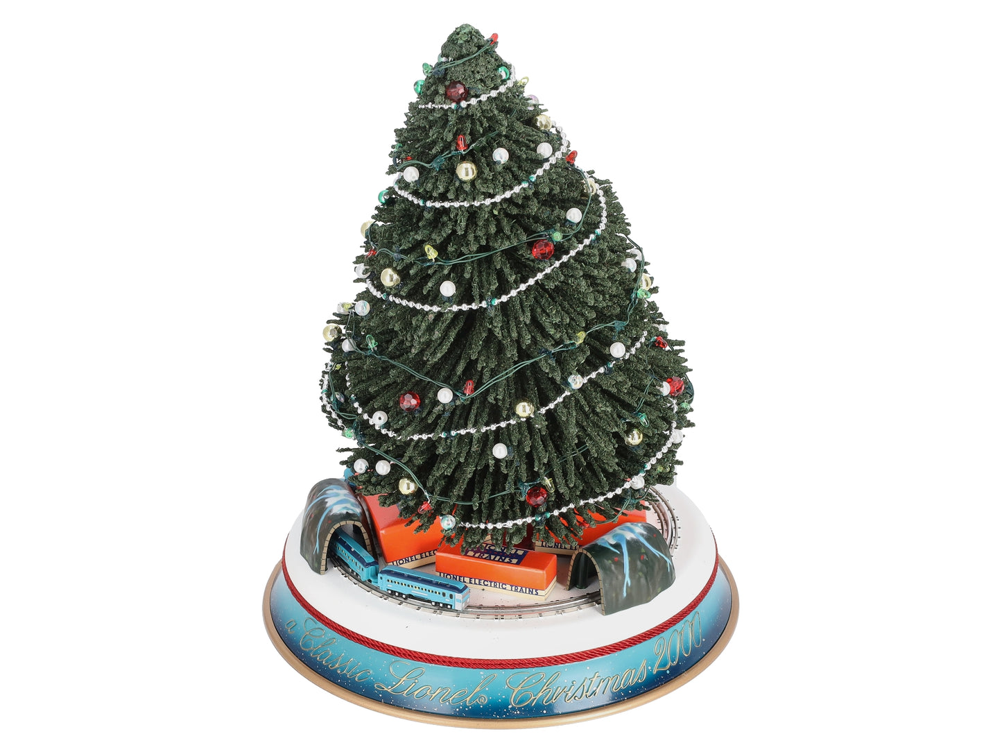 Lionel 7-22991 O Gauge Christmas Tree w/Blue Comet Train EX/Box