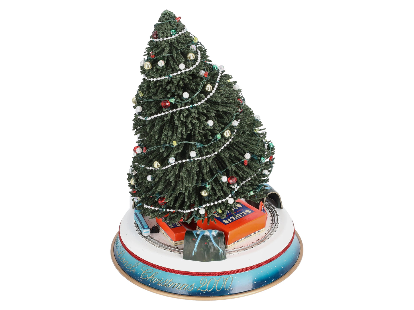 Lionel 7-22991 O Gauge Christmas Tree w/Blue Comet Train EX/Box