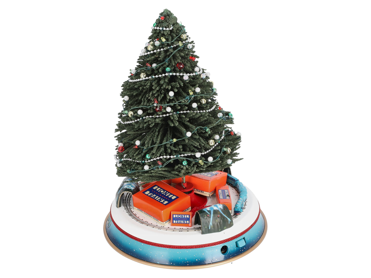 Lionel 7-22991 O Gauge Christmas Tree w/Blue Comet Train EX/Box