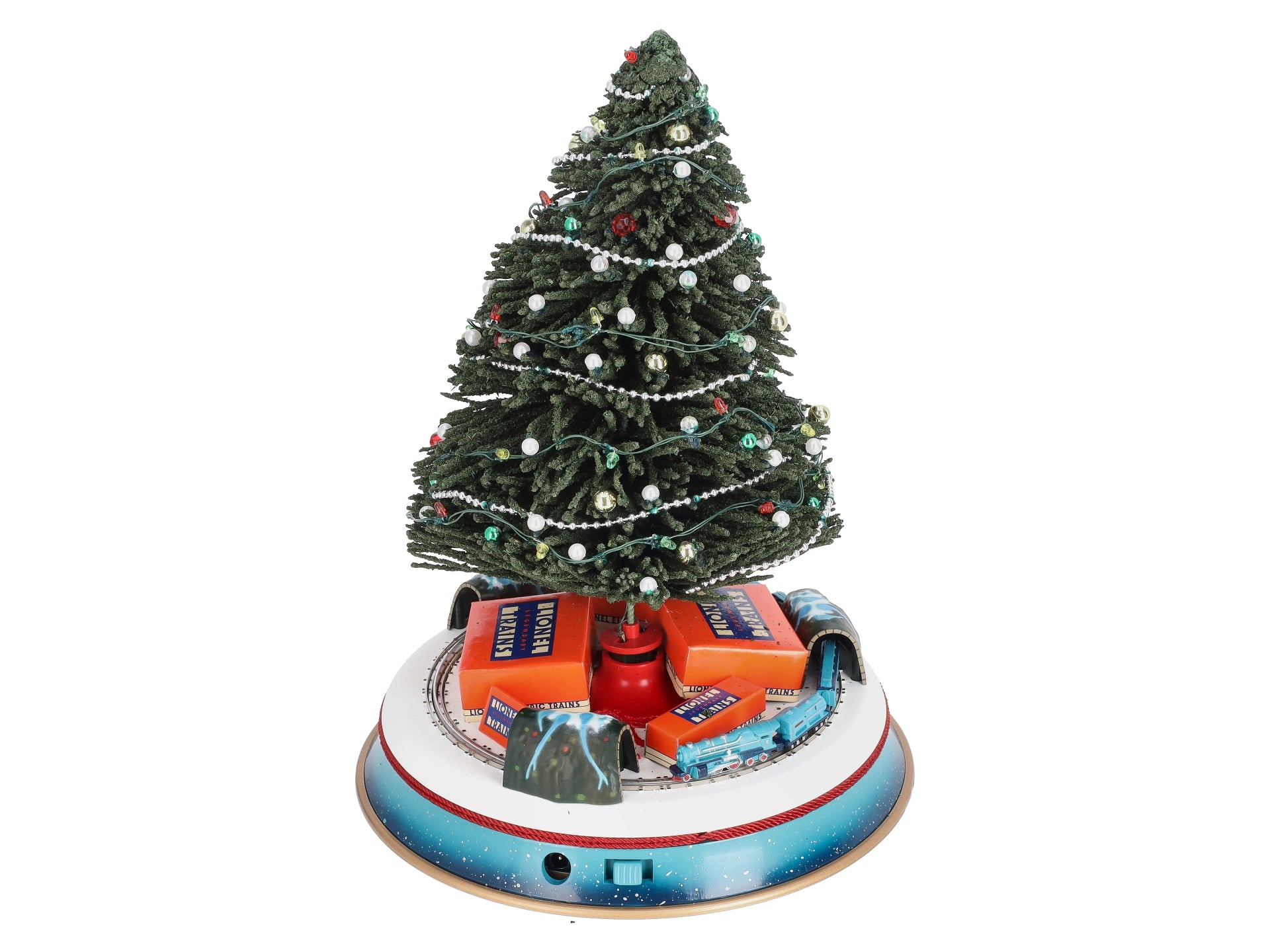 Lionel 7-22991 O Gauge Christmas Tree w/Blue Comet Train EX/Box