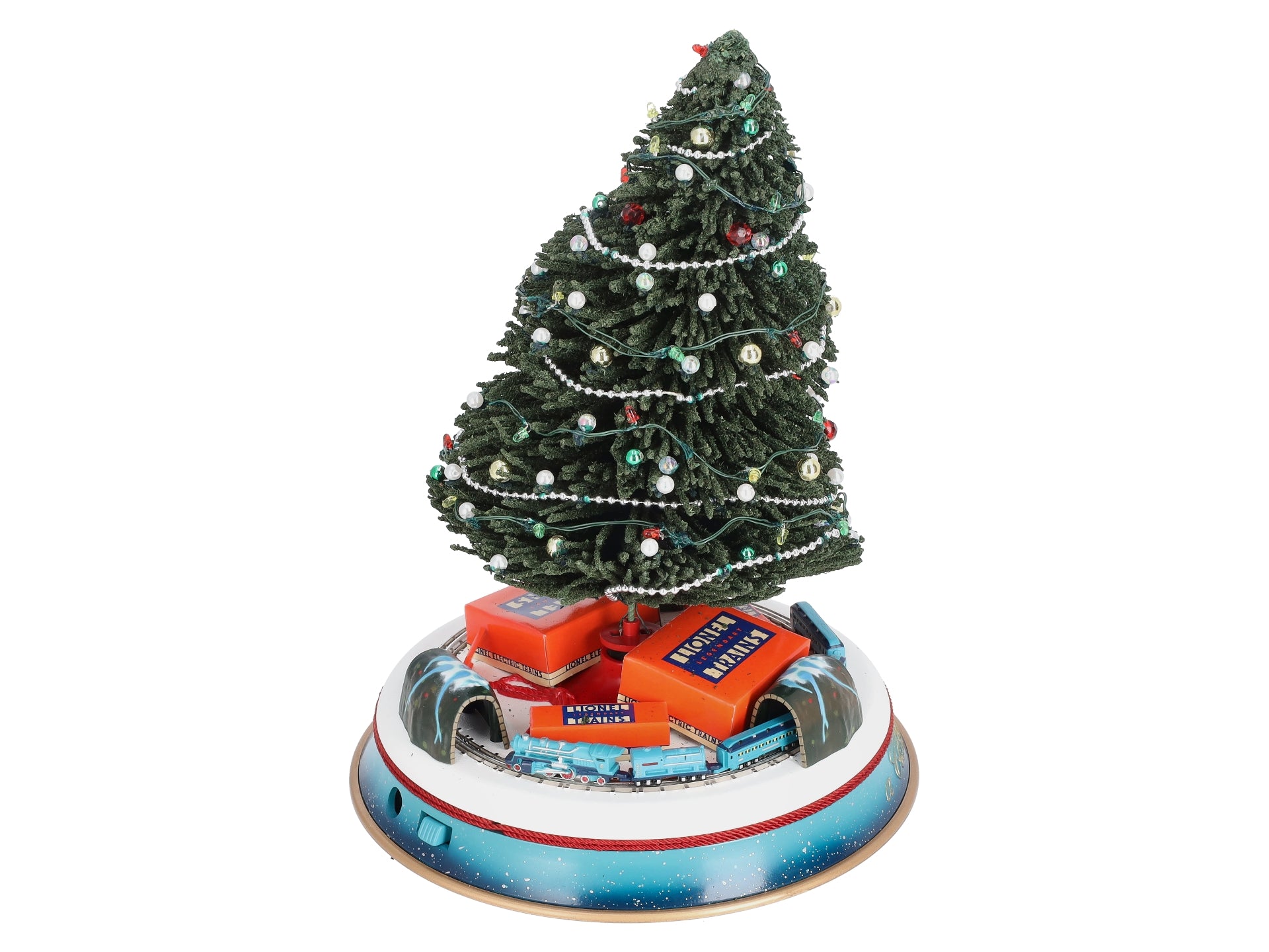 Lionel 7-22991 O Gauge Christmas Tree w/Blue Comet Train EX/Box