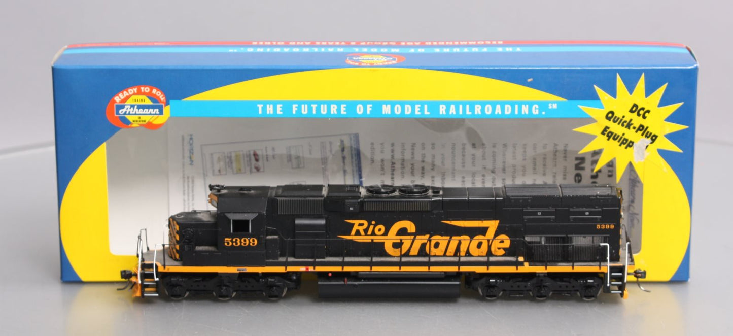 Athearn 95118 HO Scale Rio Grande SD40T-2 Diesel Locomotive #5399 LN/Box