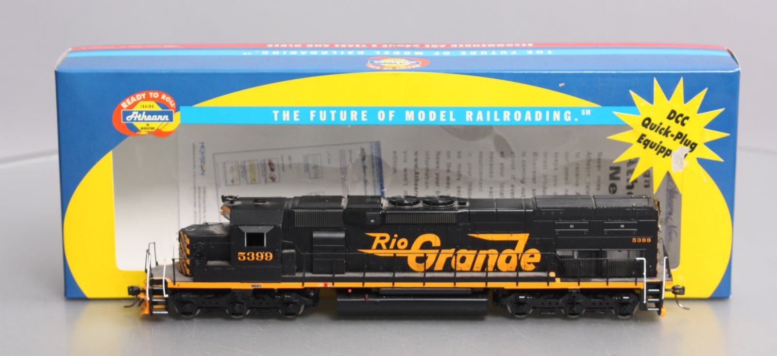 Athearn 95118 HO Scale Rio Grande SD40T-2 Diesel Locomotive #5399 LN/Box
