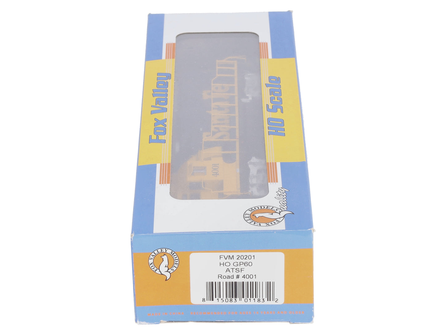 Fox Valley Models 20201 HO Santa Fe EMD GP60 Diesel Locomotive #4001