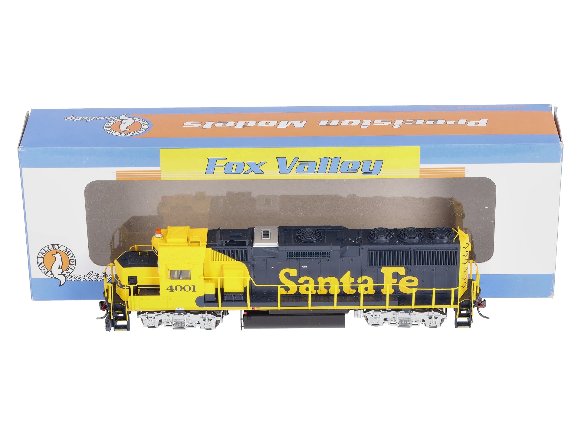 Fox Valley Models 20201 HO Santa Fe EMD GP60 Diesel Locomotive #4001