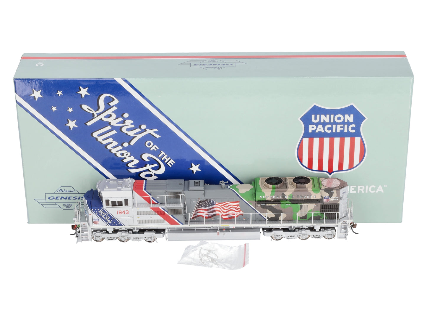 Athearn G01943 HO Scale Union Pacific SD70ACe Diesel Locomotive #1943 w/DCC