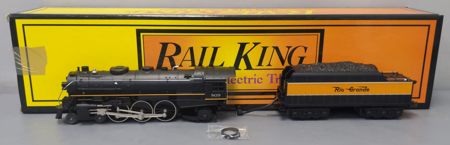 MTH 30-1035 O Gauge D&RG 4-6-2 Pacific Steam #809 w/Whistle LN/Box