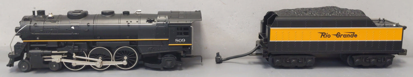 MTH 30-1035 O Gauge D&RG 4-6-2 Pacific Steam #809 w/Whistle LN/Box