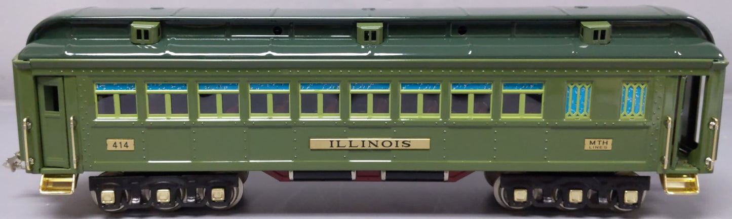 MTH 10-1079 Standard Gauge Illinois State Passenger Car #414 LN