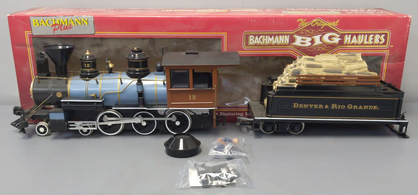Bachmann 31499 G Denver & Rio Grande Western 4-6-0 Steam Locomotive & Tender #12 LN/Box