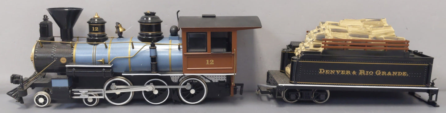 Bachmann 31499 G Denver & Rio Grande Western 4-6-0 Steam Locomotive & Tender #12 LN/Box
