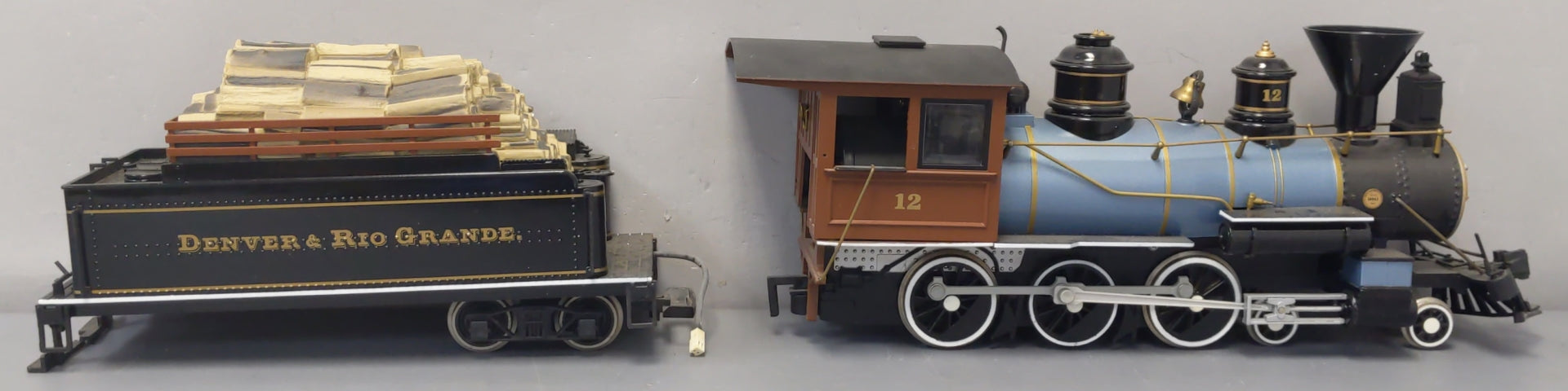 Bachmann 31499 G Denver & Rio Grande Western 4-6-0 Steam Locomotive & Tender #12 LN/Box