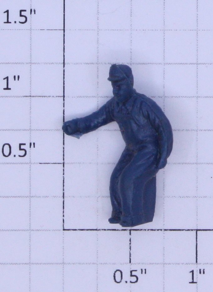 Lionel 3562-62 O Gauge Medium Blue Barrel Car Unpainted Figure