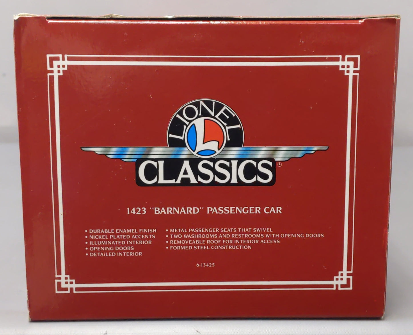 Lionel 6-13425 Standard Gauge Barnard Blue Comet Passenger Car #1423 LN/Box