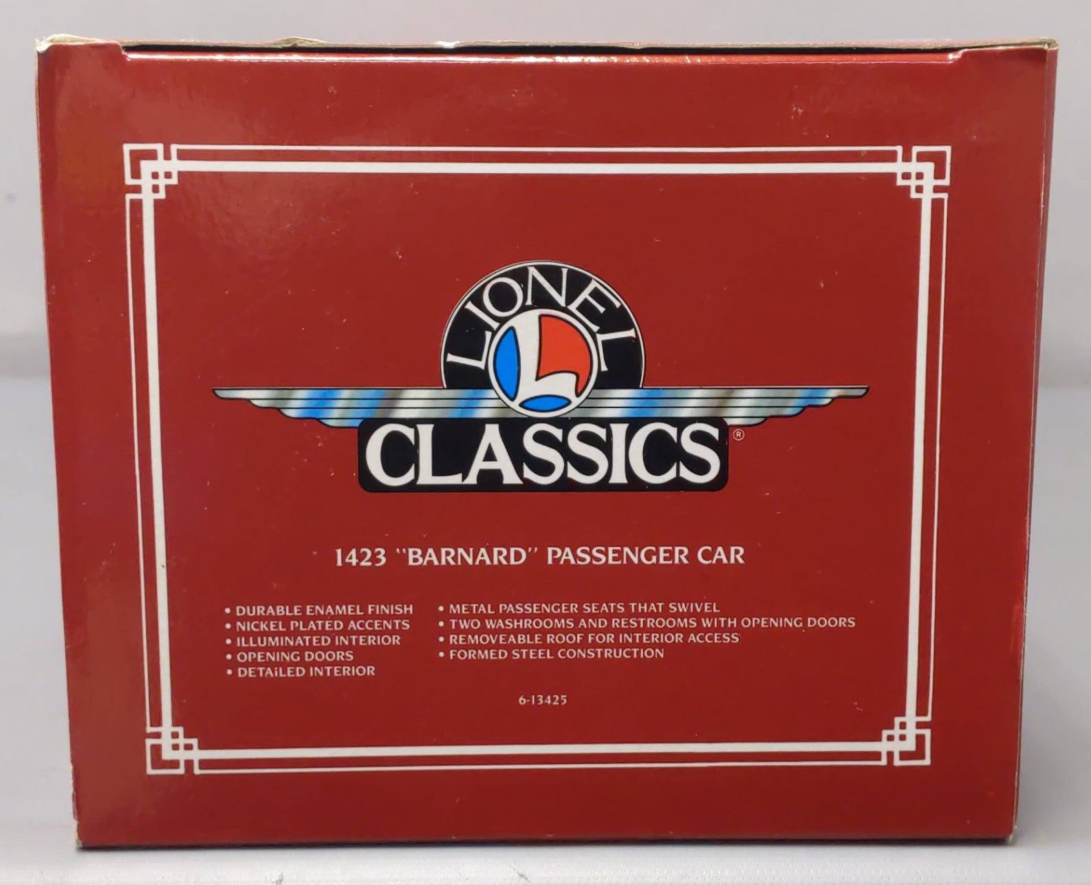 Lionel 6-13425 Standard Gauge Barnard Blue Comet Passenger Car #1423 LN/Box