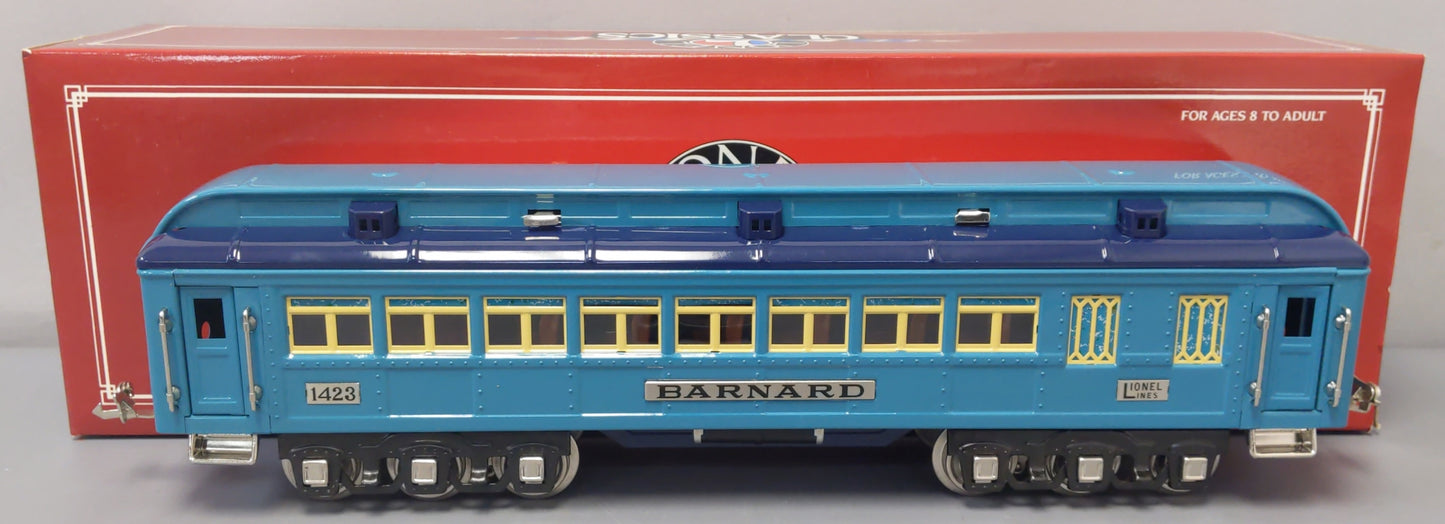 Lionel 6-13425 Standard Gauge Barnard Blue Comet Passenger Car #1423 LN/Box