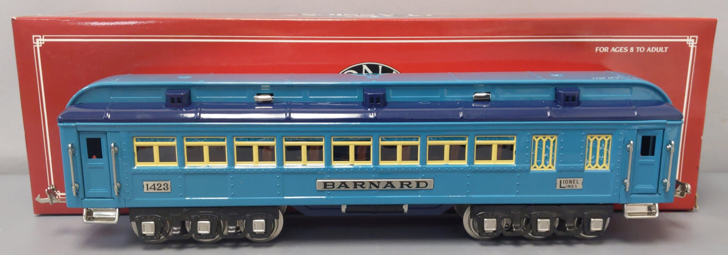 Lionel 6-13425 Standard Gauge Barnard Blue Comet Passenger Car #1423 LN/Box
