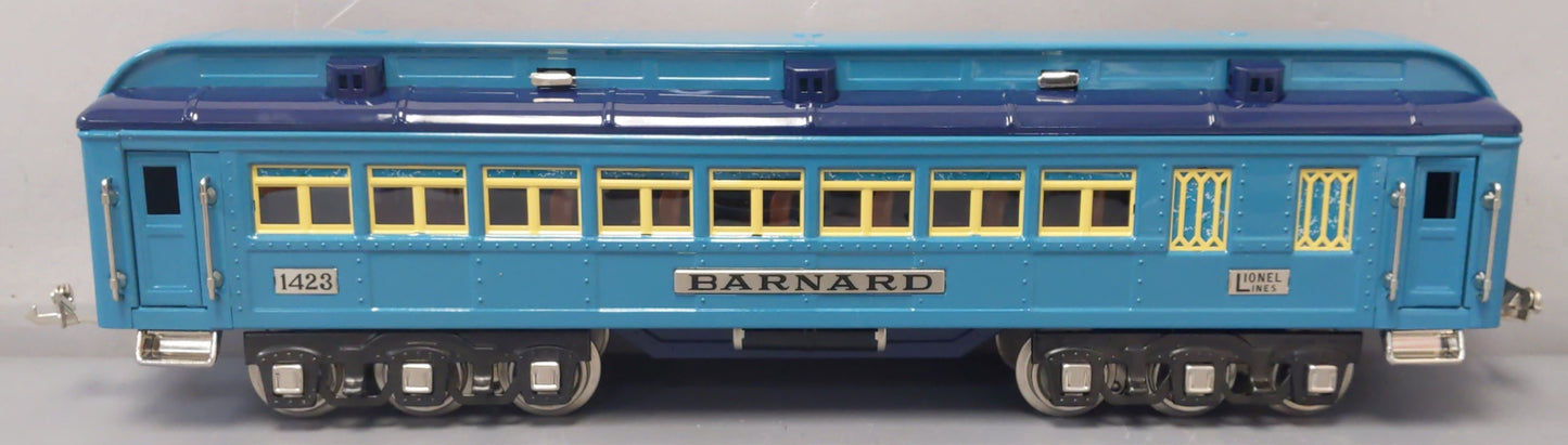 Lionel 6-13425 Standard Gauge Barnard Blue Comet Passenger Car #1423 LN/Box
