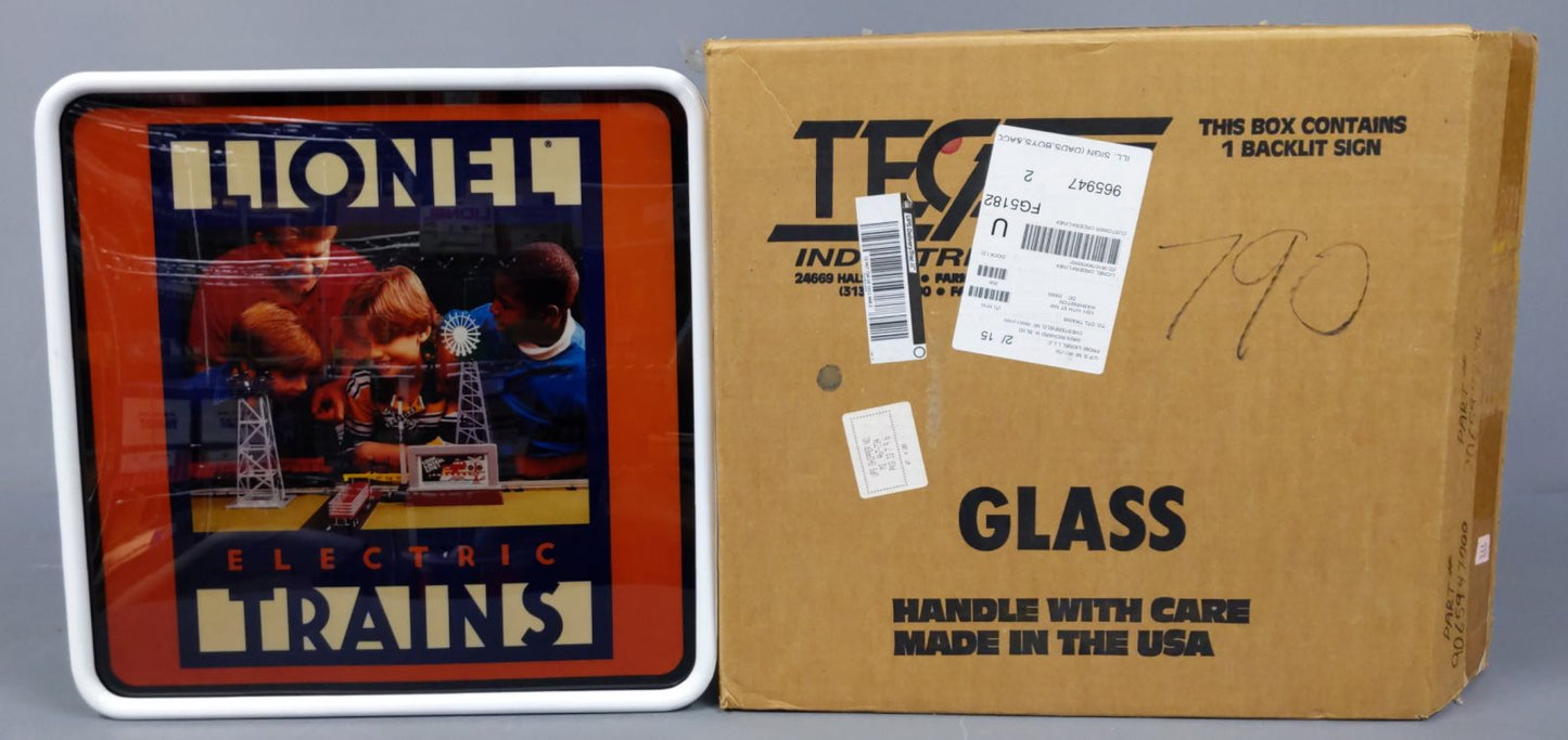 Lionel 6-65960 Illuminated Lionel Sign 18" x 18