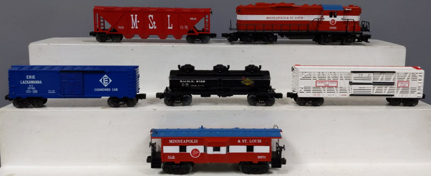 Lionel 6-1868 O Gauge Minneapolis & St. Louis Service Station Train Set MT/Box