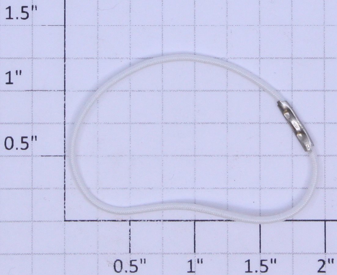 Lionel 6819-5W 2-1/2" White Elastic Band Tie-Down for Helicopter/Flat Car Loads