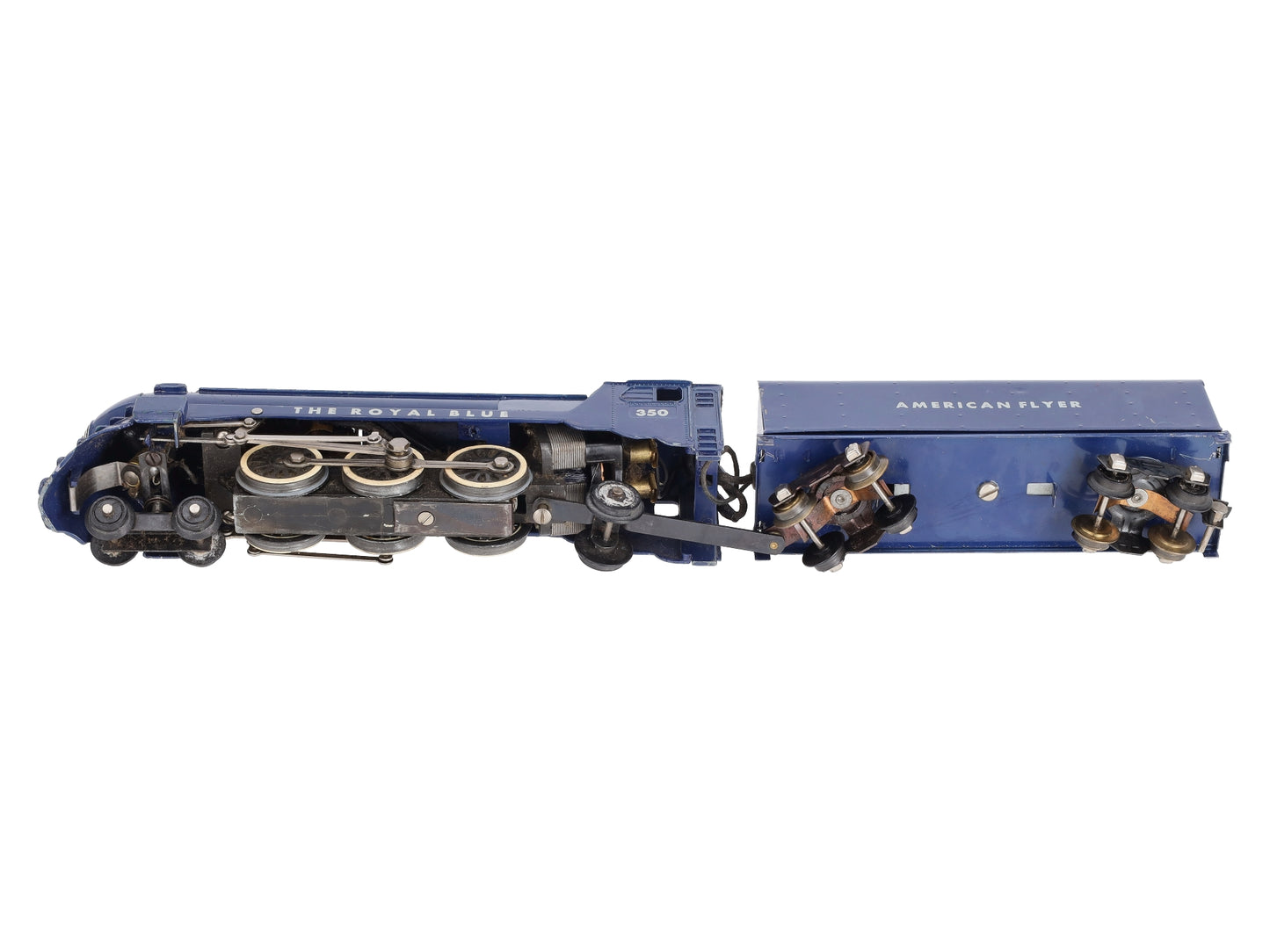 American Flyer 350 Vintage S B&O The Royal Blue 4-6-2 Diecast Steam Locomotive