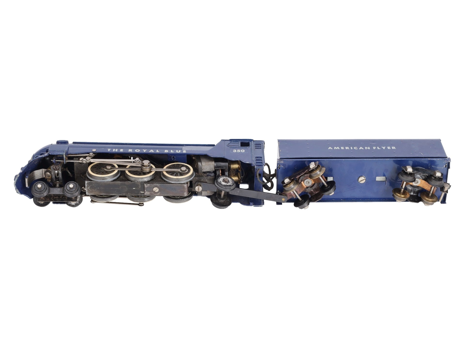 American Flyer 350 Vintage S B&O The Royal Blue 4-6-2 Diecast Steam Locomotive