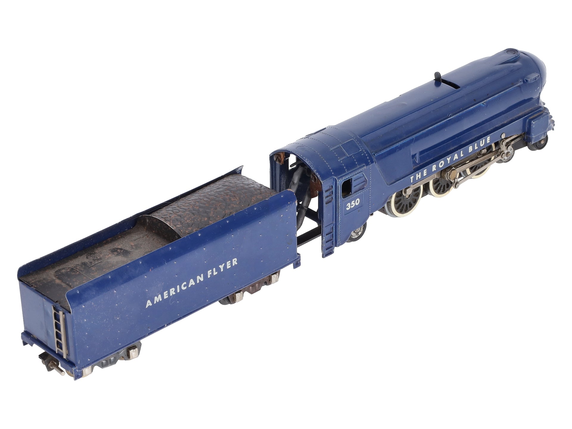 American Flyer 350 Vintage S B&O The Royal Blue 4-6-2 Diecast Steam Locomotive