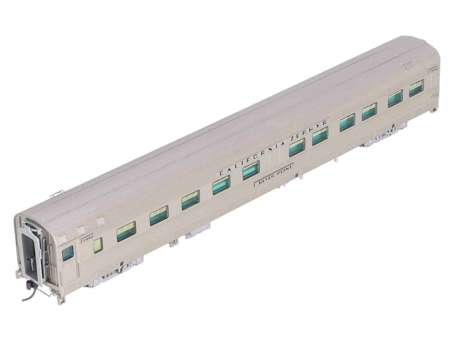 Broadway Limited 507 HO CB&Q "Silver Point" Paragon Series CZ 10-6 Sleeper #423