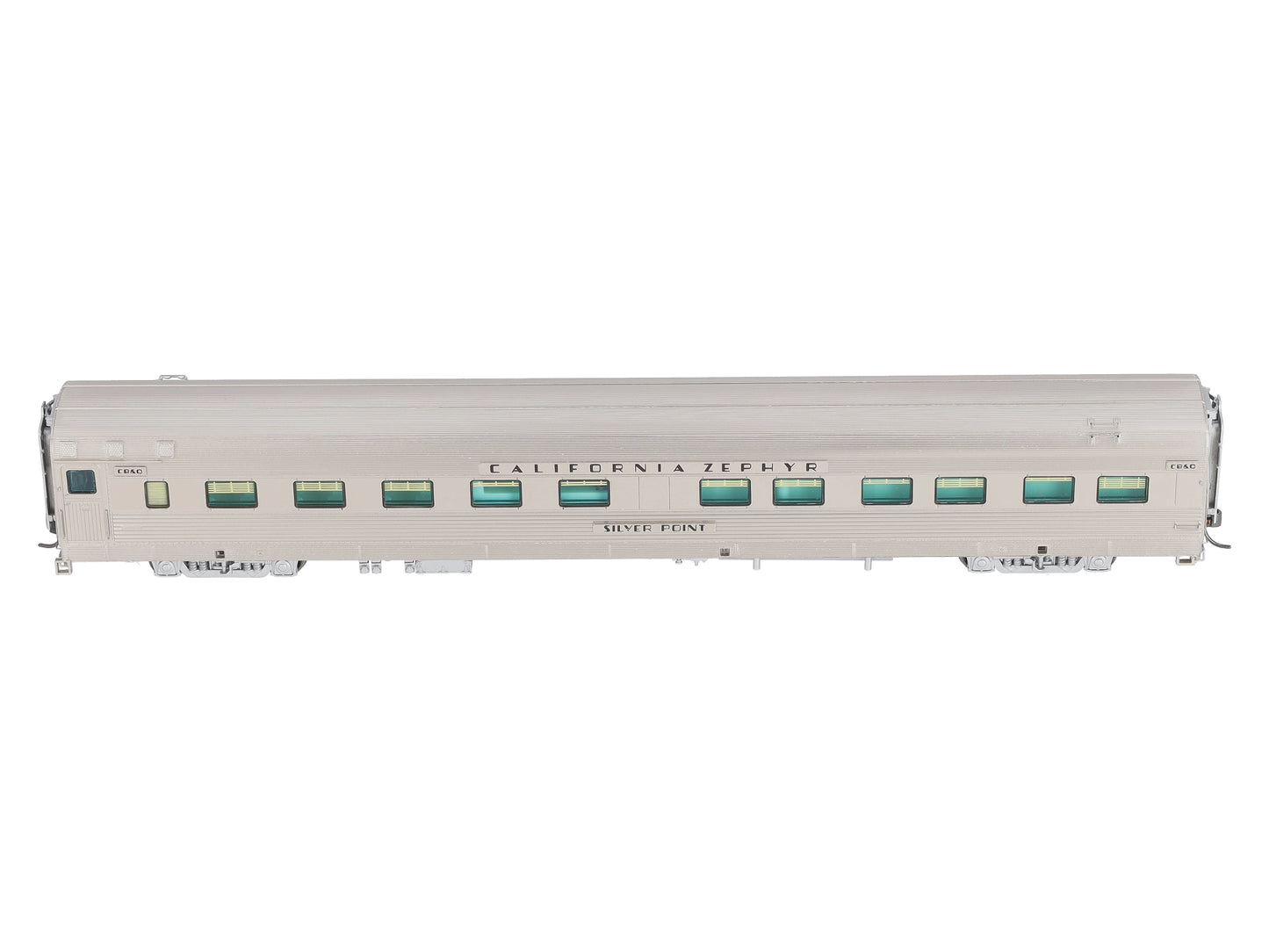Broadway Limited 507 HO CB&Q "Silver Point" Paragon Series CZ 10-6 Sleeper #423