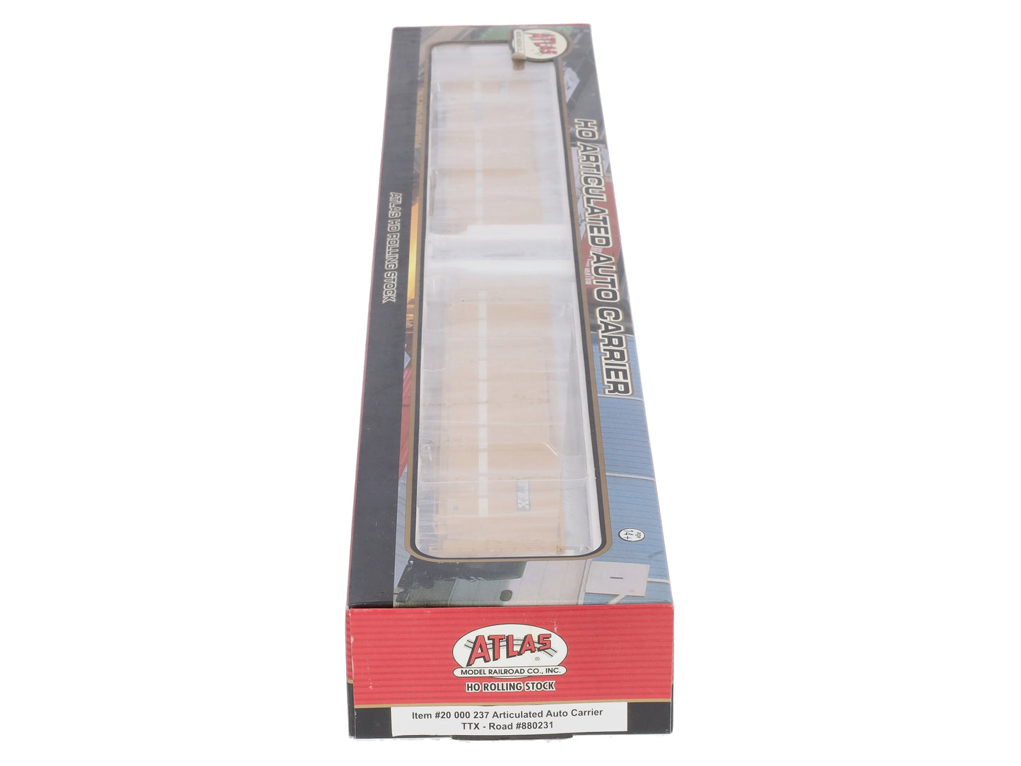 Atlas 20000237 HO Scale TTX Articulated Auto Carrier #880231