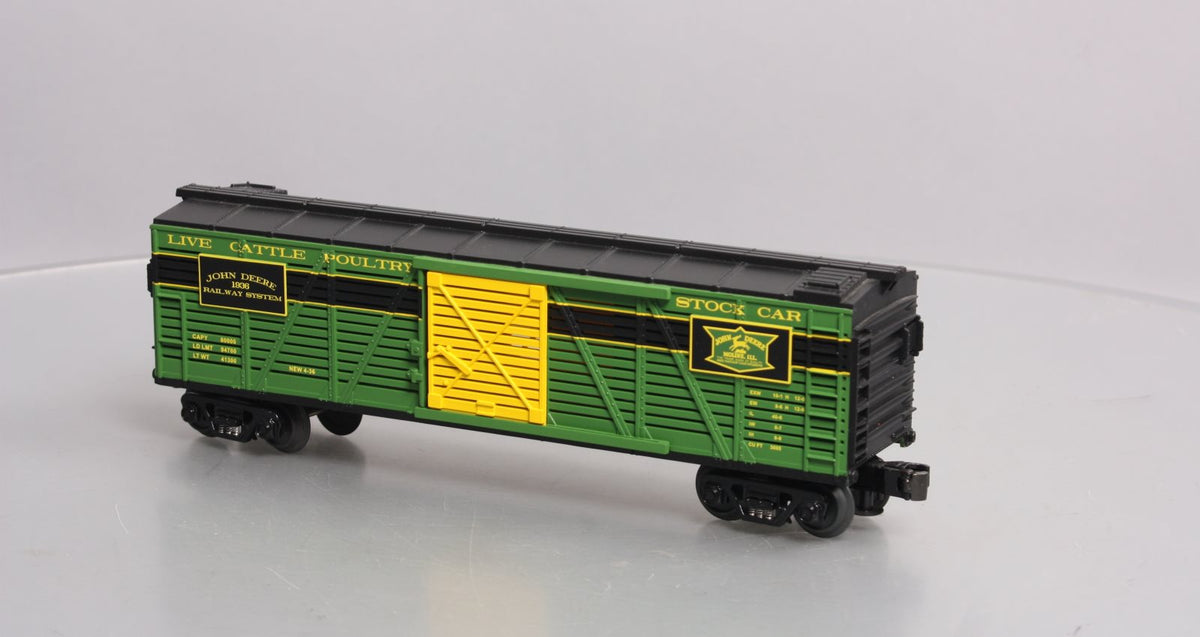 MTH 30-7137 O Gauge John Deere Stock Car LN/Box