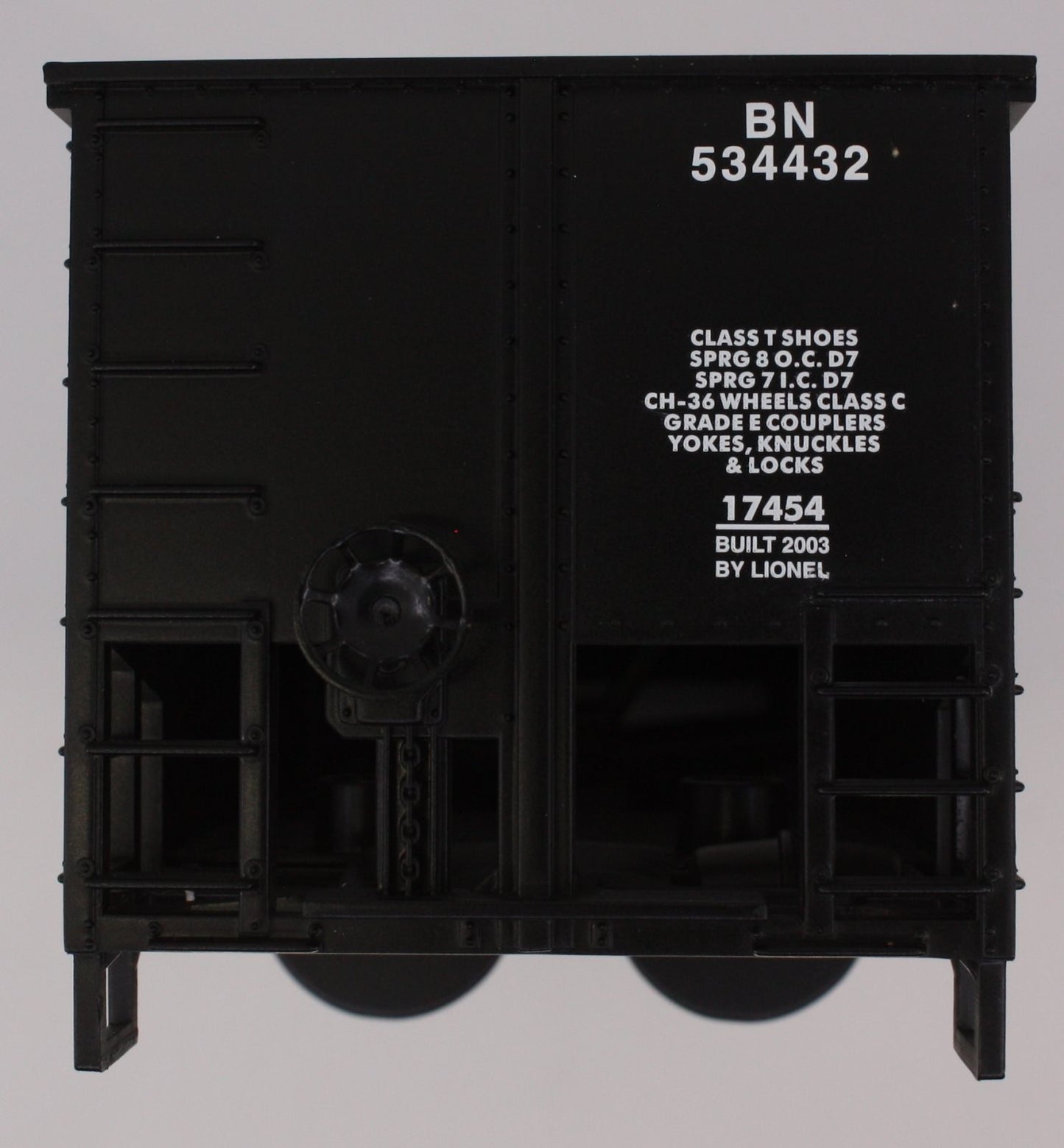 Lionel 17454-7 #534432 Burlington Northern Bathtub Gondola Body Shell