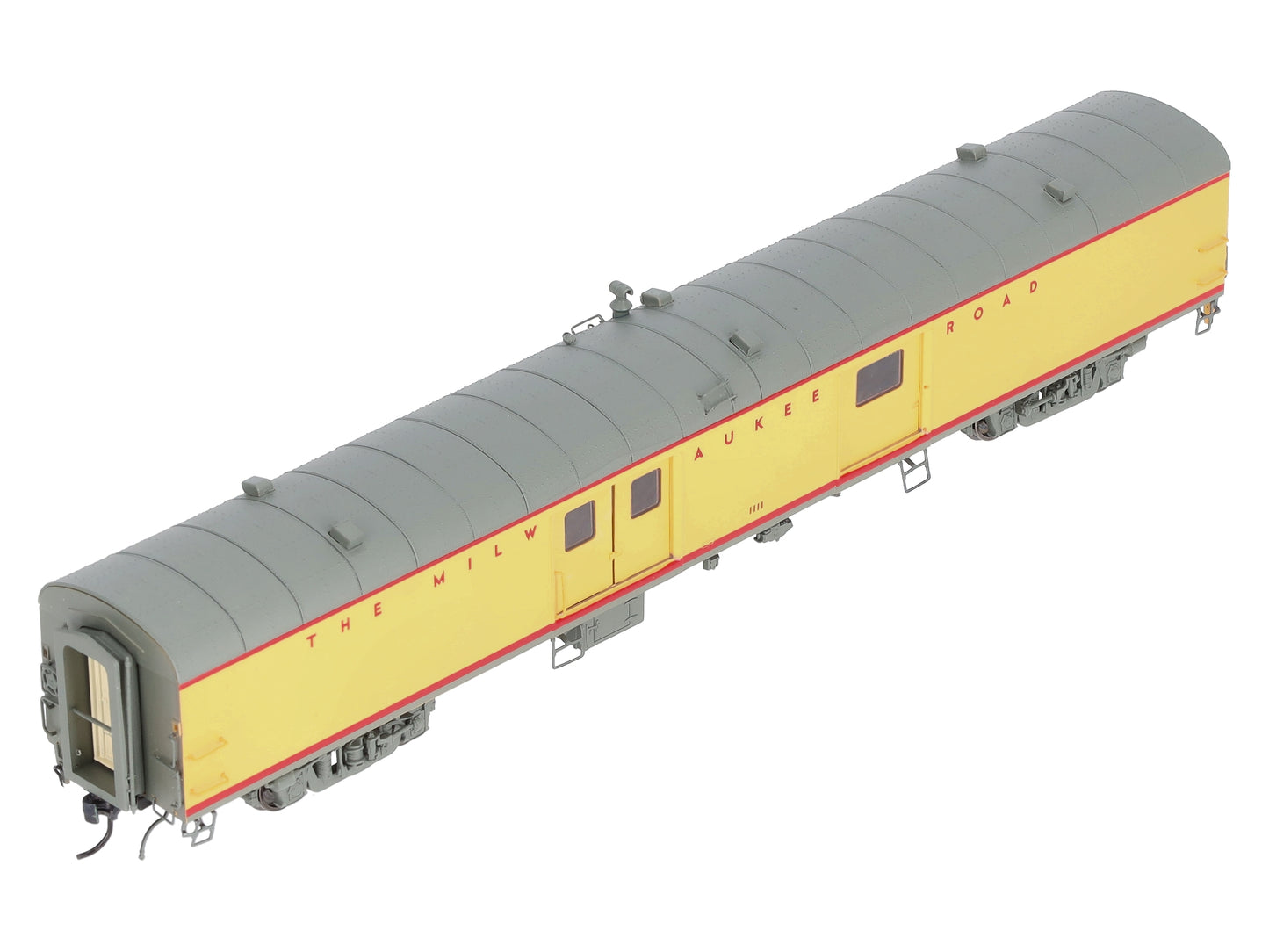 Rapido Trains 106235 HO Milwaukee Road 73' 6" Smooth Side Baggage-Express #1111