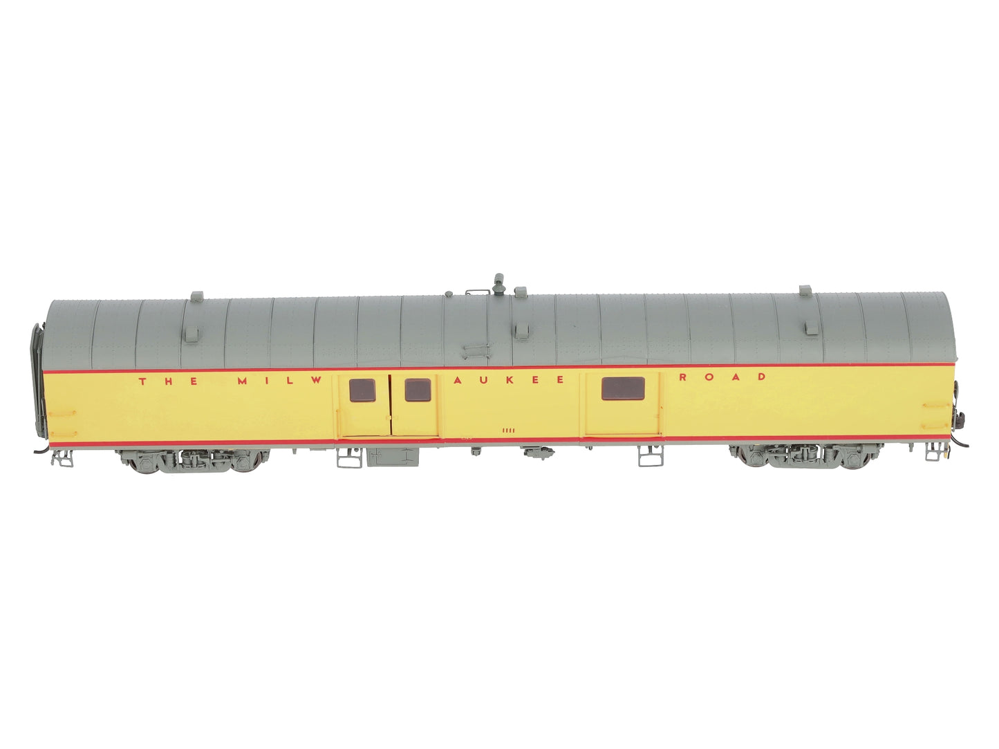 Rapido Trains 106235 HO Milwaukee Road 73' 6" Smooth Side Baggage-Express #1111