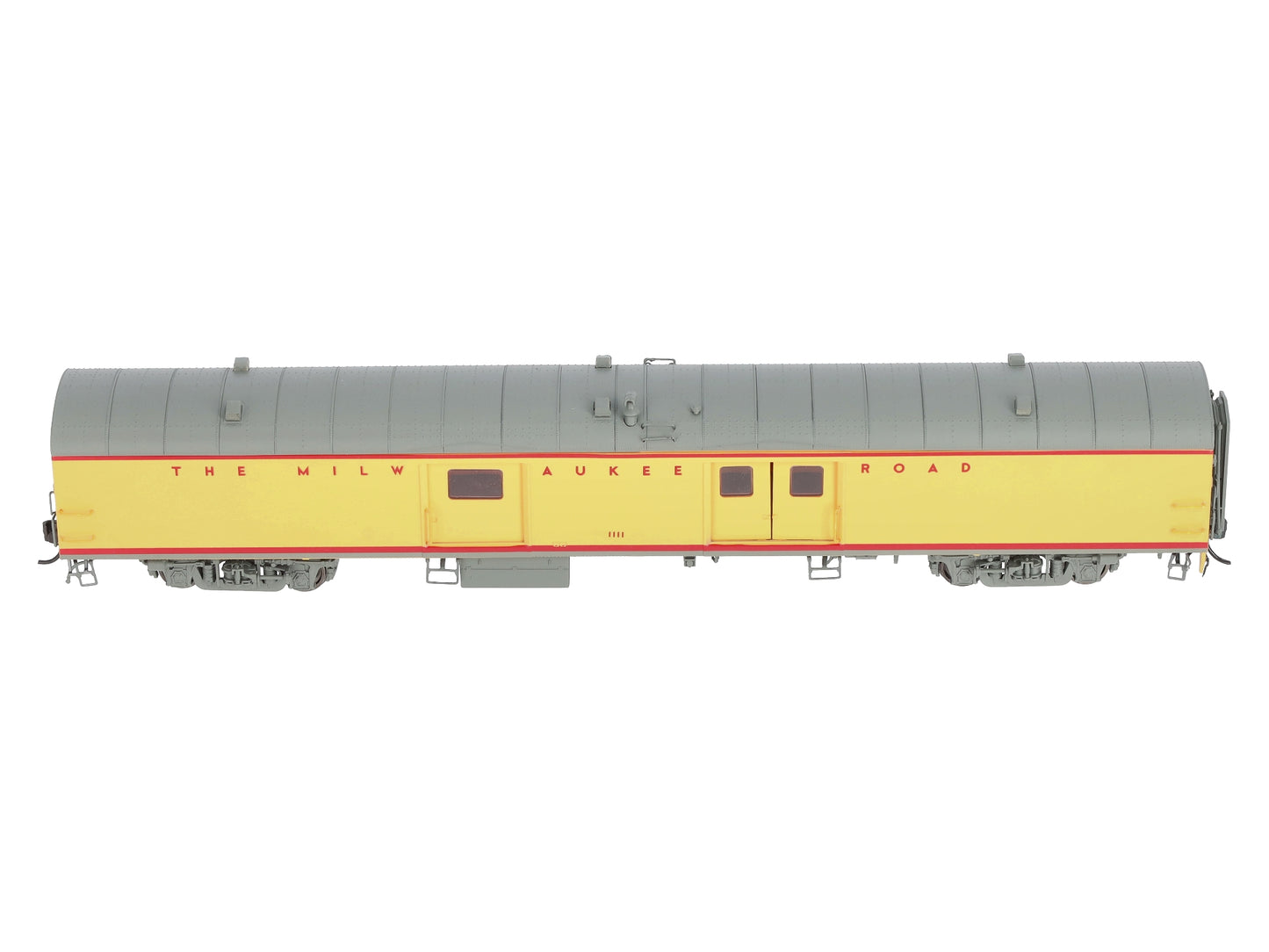 Rapido Trains 106235 HO Milwaukee Road 73' 6" Smooth Side Baggage-Express #1111