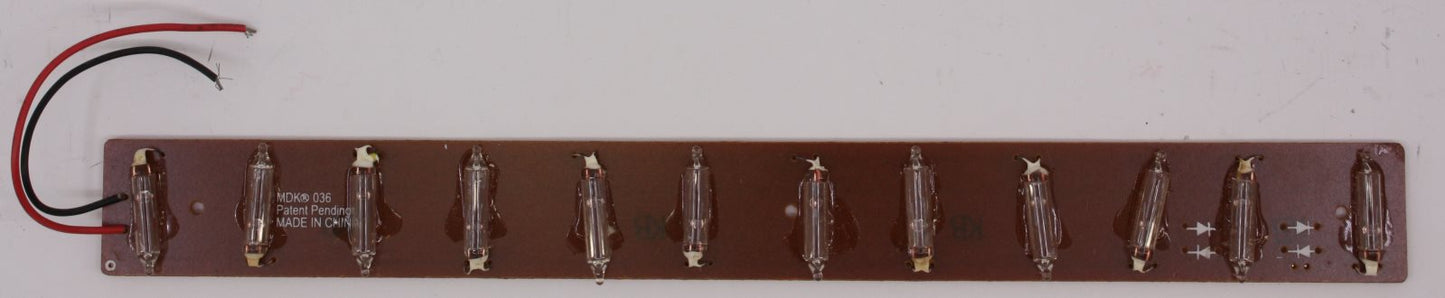 K-Line MDK-036 10-5/8" Streamlighting Interior Lighting Board No Diodes