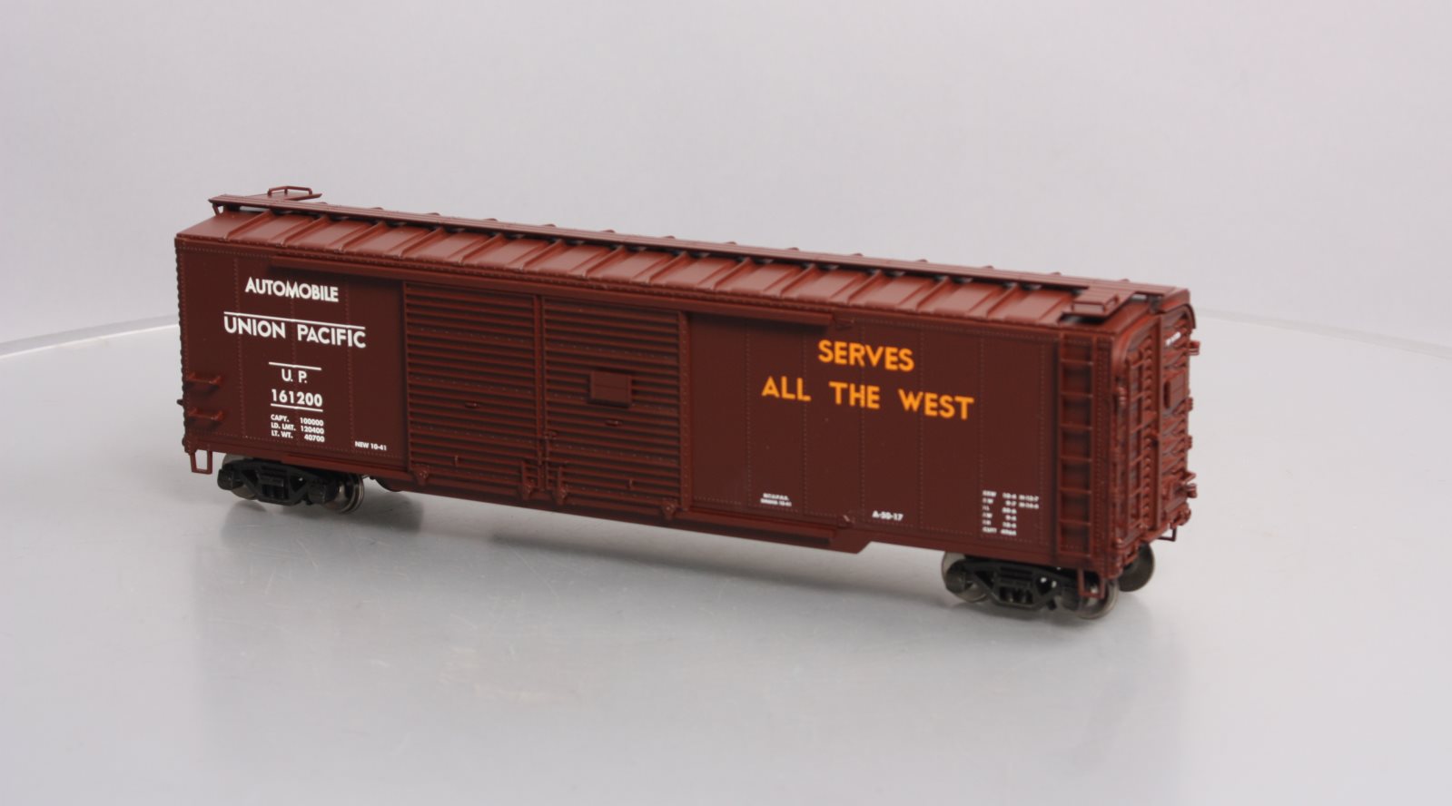 Pecos SB-0203-1 O Union Pacific D/D Boxcar w/ End Doors #161200 [2 Rail] LN/Box
