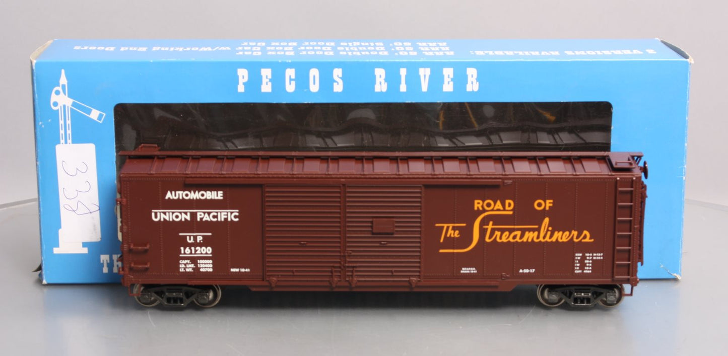 Pecos SB-0203-1 O Union Pacific D/D Boxcar w/ End Doors #161200 [2 Rail] LN/Box