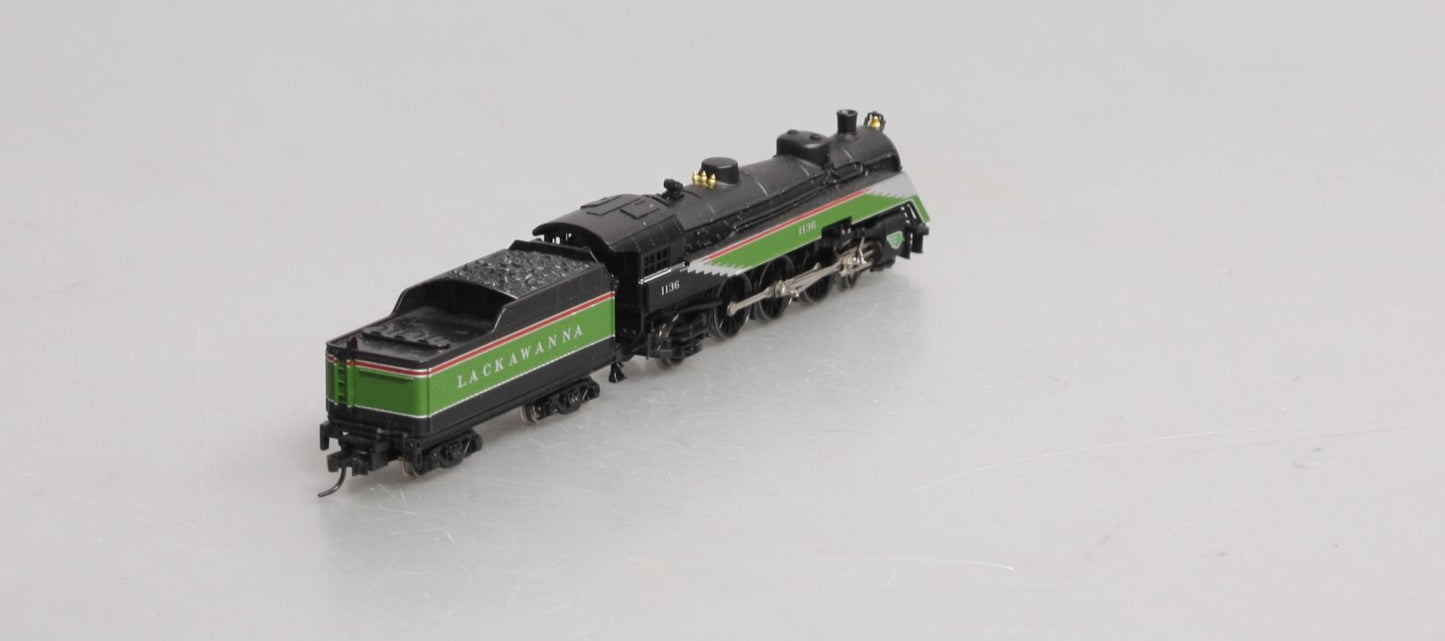 Model Power 87426 N Lackawanna 4-6-2 Steam Semi-Streamliner #1136
