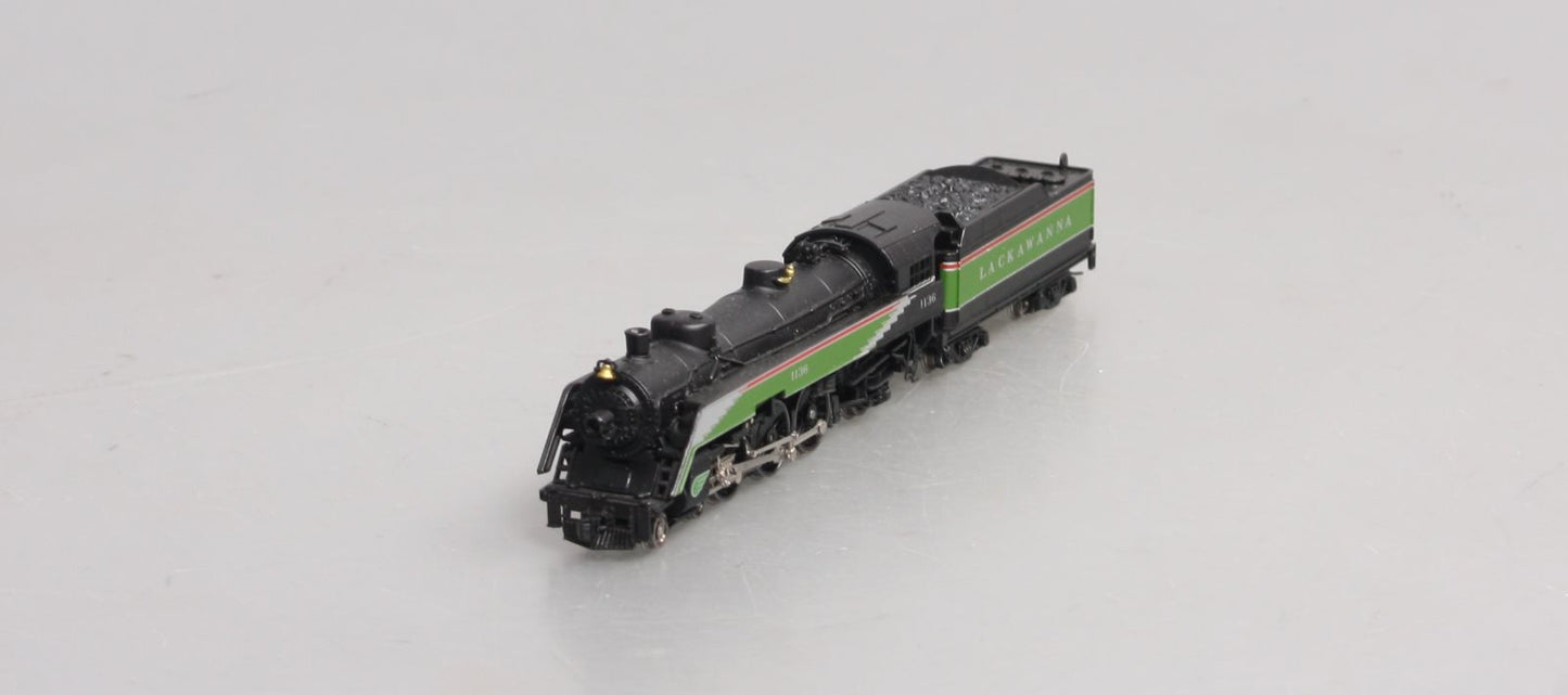 Model Power 87426 N Lackawanna 4-6-2 Steam Semi-Streamliner #1136