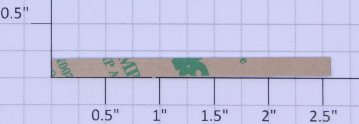 Lionel 2531-47 "Silver Dawn" Adhesive Nameplate