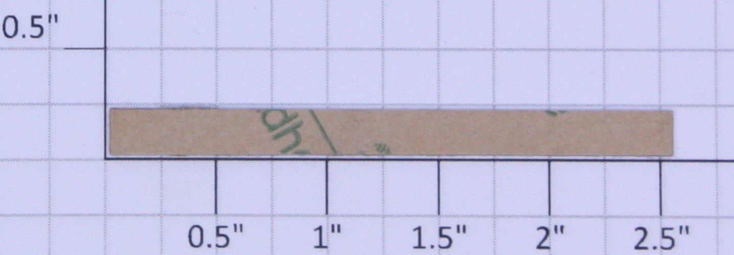 Lionel 2532-50 "Silver Range" Adhesive Nameplate