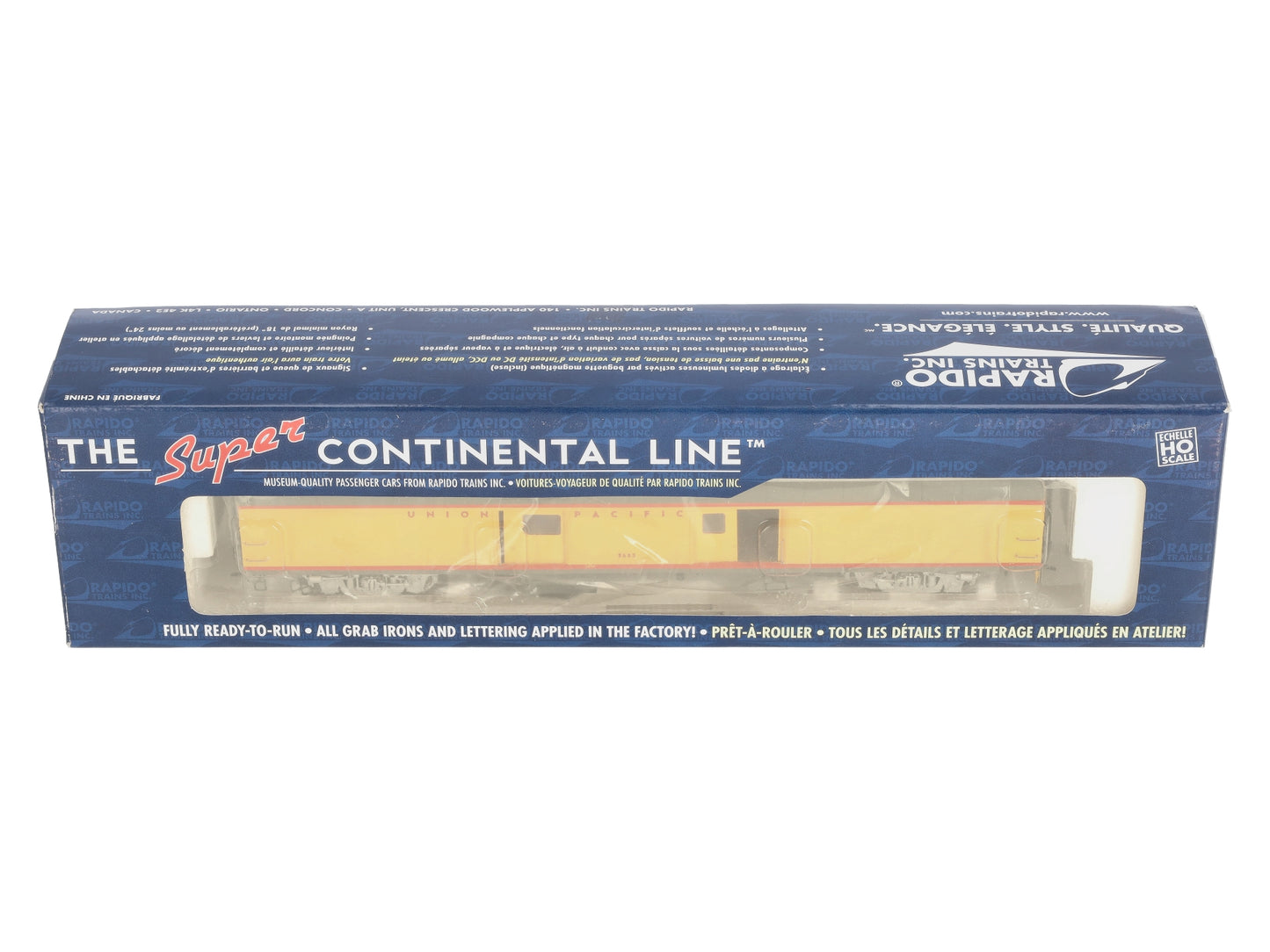 Rapido Trains 106085 HO Union Pacific 73' 6" Smooth Side Baggage #5603