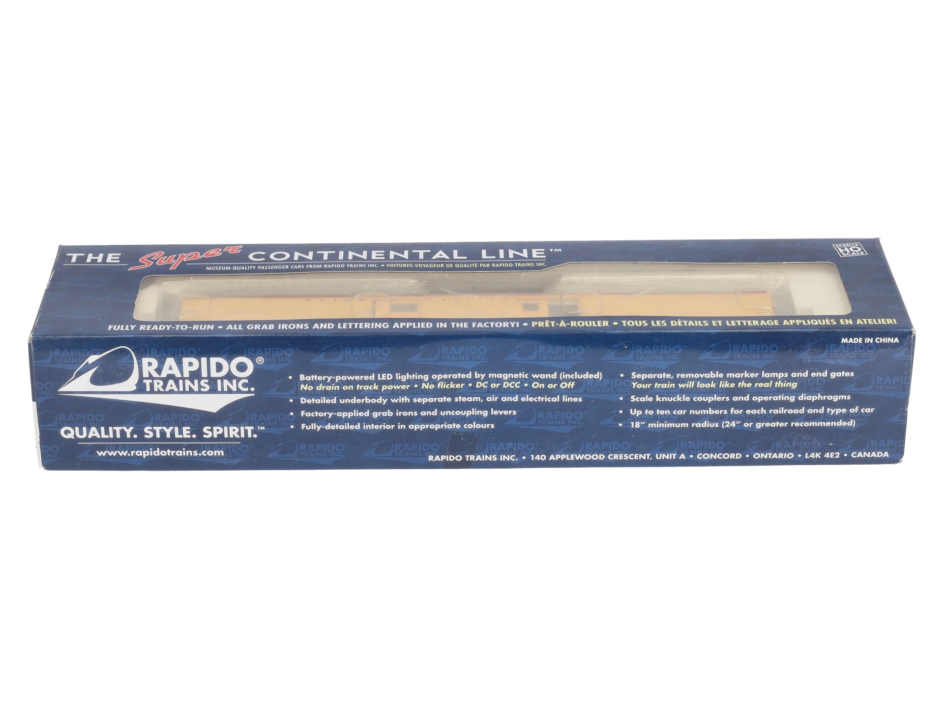 Rapido Trains 106085 HO Union Pacific 73' 6