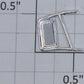 K-Line K8700-02-08 Chrome Truck Left Side View Mirror