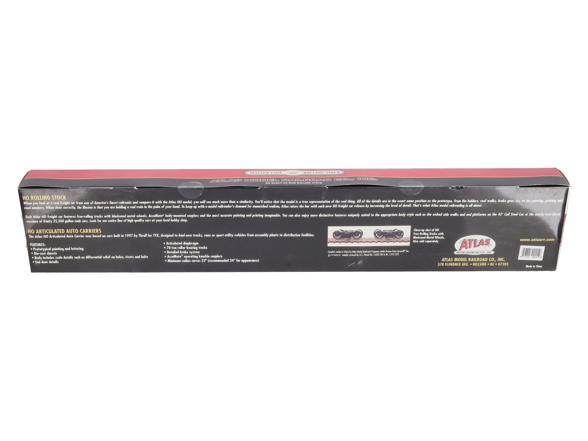 Atlas 20003362 HO Scale UP Articulated Auto Carrier #880051
