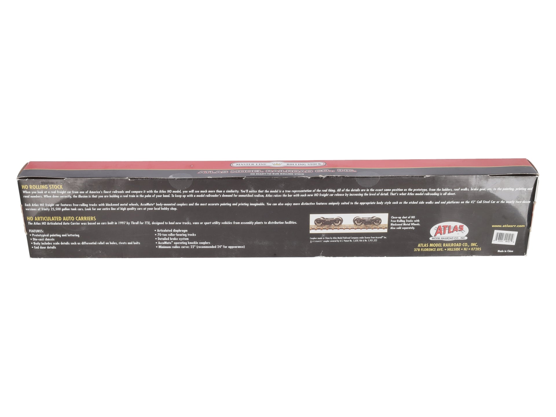 Atlas 20003349 HO Florida East Coast Thrall Articulated Auto Carrier #110630
