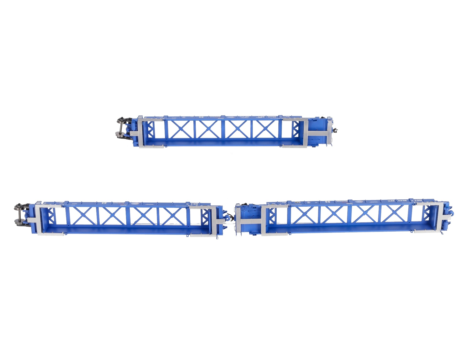 Atlas 20001268 HO Pacer Stack Train Thrall 53' Articulated Well Car #5571